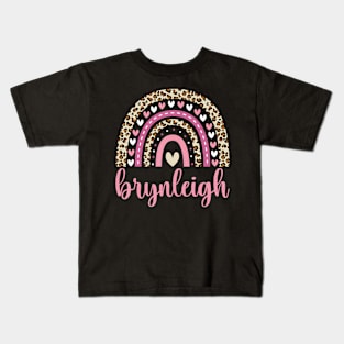 Rainbow Leopard Personalized Kids T-Shirt